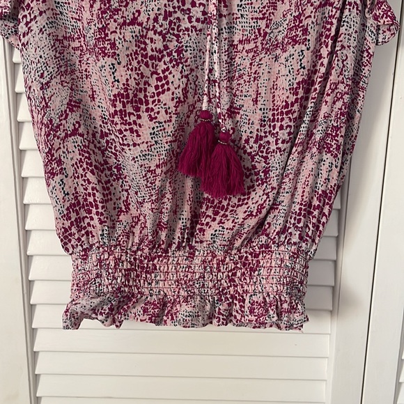 Ramy Brook Pink and White Blouse - Picture 4 of 5